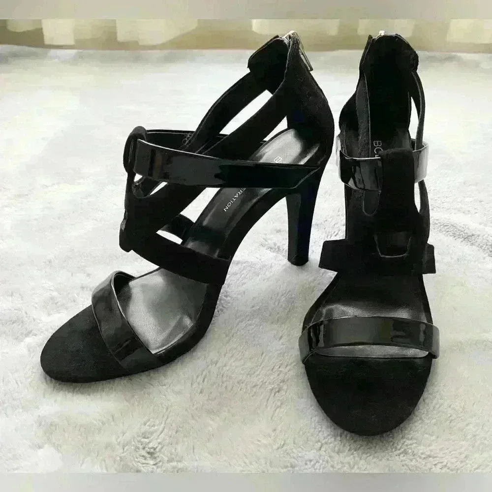 BCBGeneration Jey Stilletos Suede/Patent Leather